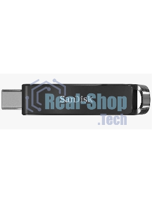 Флешка USB Sandisk CZ460 Ultra (SDCZ460-128G-G46), 128Gb, USB Type-C, R/W 150/30, черный