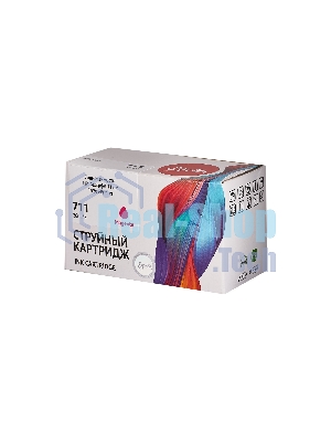 Набор струйных картриджей Sakura CZ135A (№711 Magenta 3-pack) для HP, пурпурный, 26 мл.