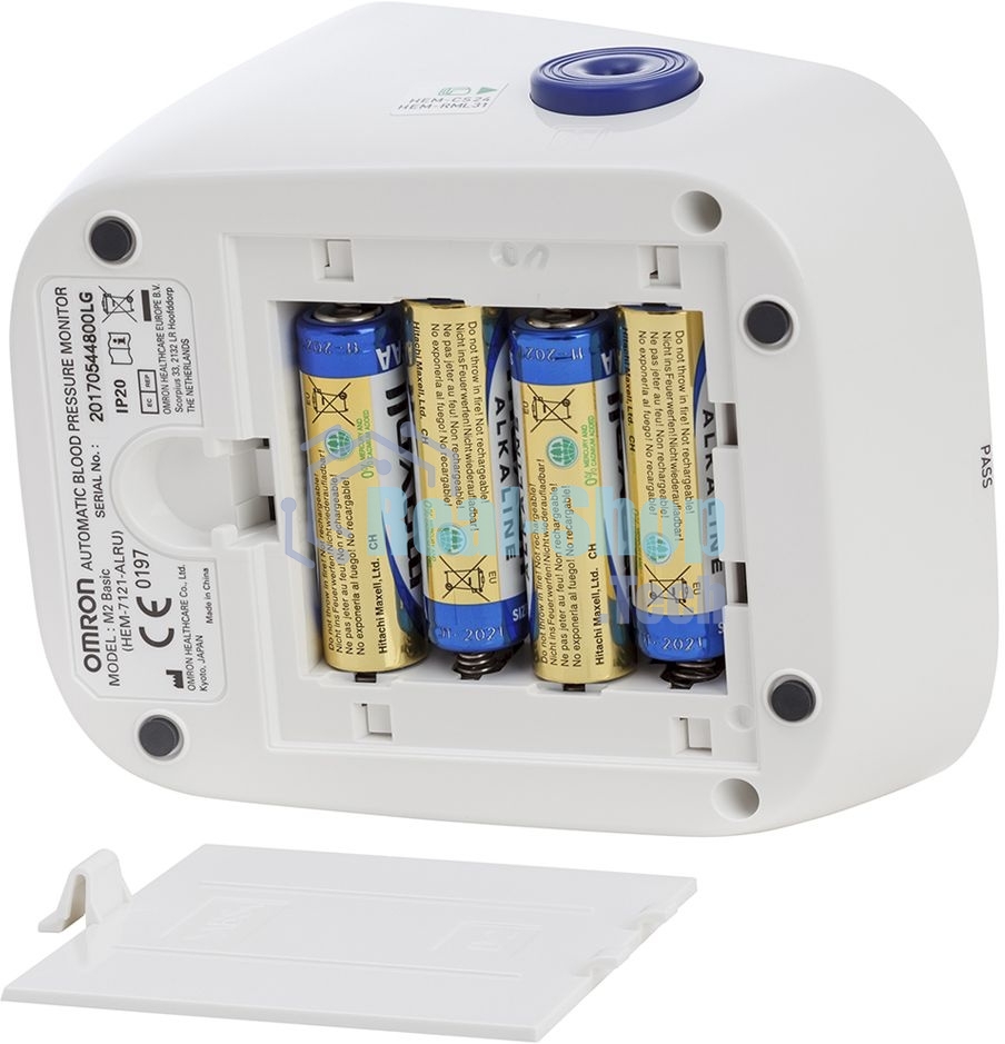 Тонометр OMRON M2 Basic (HEM-7121-ARU) с адаптером