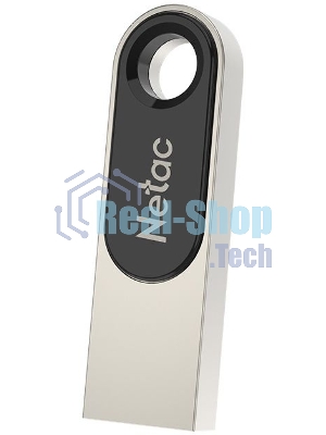 Флешка USB Netac U278 (NT03U278N-008G-20PN), 8Gb, USB 2.0, R/W 50/10, серебристый/черный