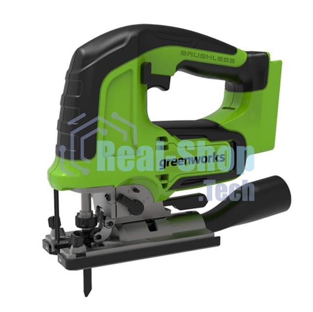 Лобзик электрический аккумуляторный GreenWorks GD24JS, 24V, бесщеточный без АКБ и ЗУ