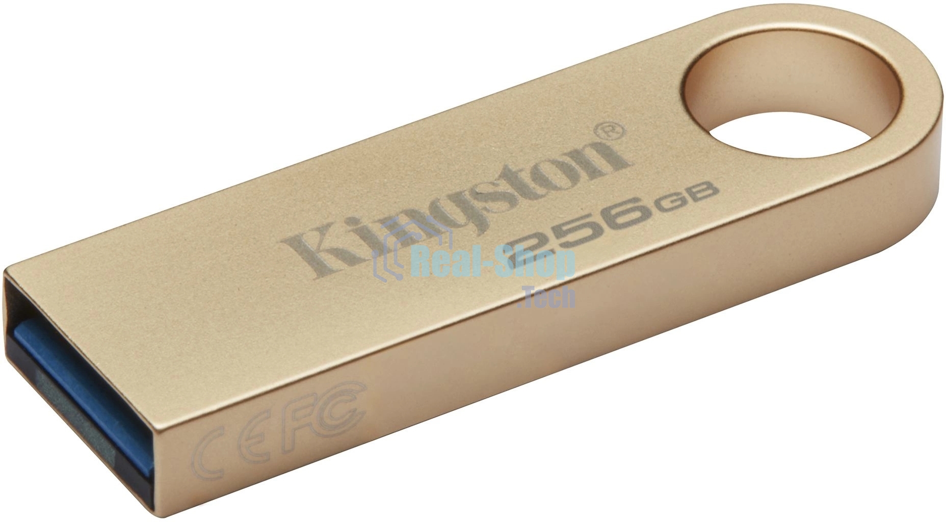 Флешка USB Kingston DataTraveler SE9 G3 (DTSE9G3/256Gb), 256Gb, USB 3.2 Gen 1, R/W 220/100, золотистый