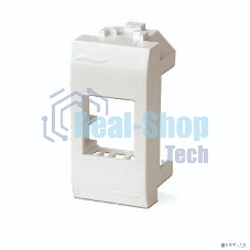 Адаптер для информационных разъемов SIEMON, белый, 1мод. Dkc 76608B