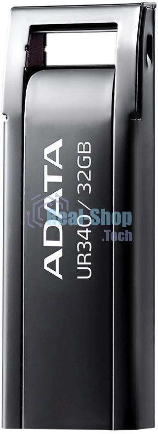 Флешка USB ADATA UR340 (AROY-UR340-32GbK), 32Gb, USB 3.2, R/W 100/30, черный
