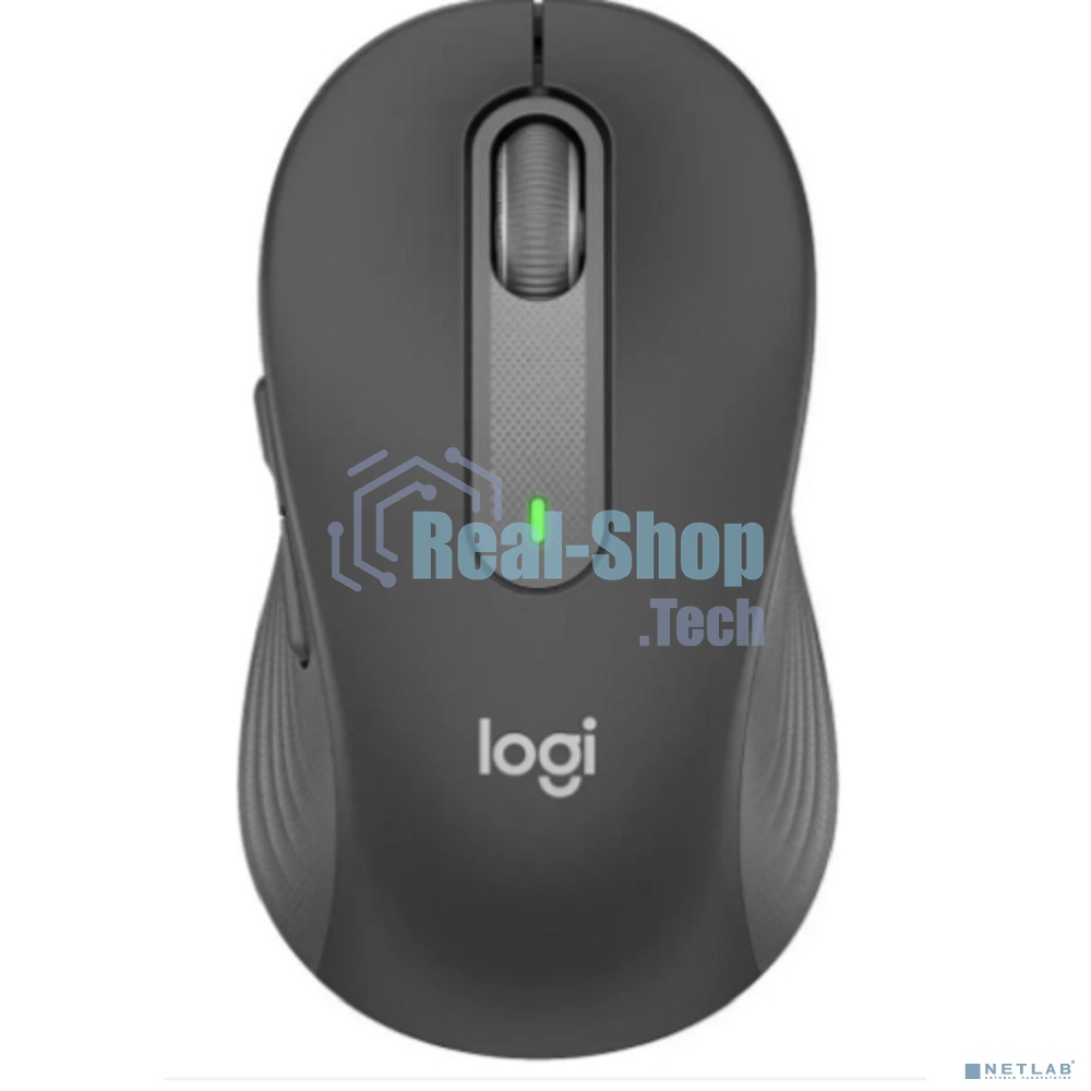 Мышь беспроводная Logitech M650 графитовый, 4000 dpi, радиоканал, Bluetooth, USB, кнопки - 5