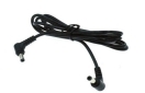 Кабель DC 5.5x2.5 18 AWG папа-папа 0,5 м с угловым штекером