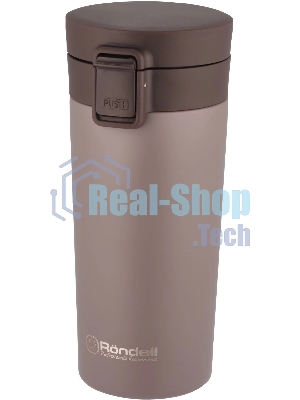 Термокружка для напитков Rondell Freddo RDS-1884 0.38 л. коричневый картонная коробка