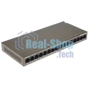Коммутатор Tenda TEG1016M неуправляемый 16-портовыйGigabit Ethernet