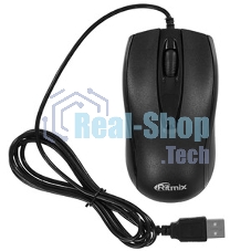 Мышь проводная RITMIX ROM-108 Black