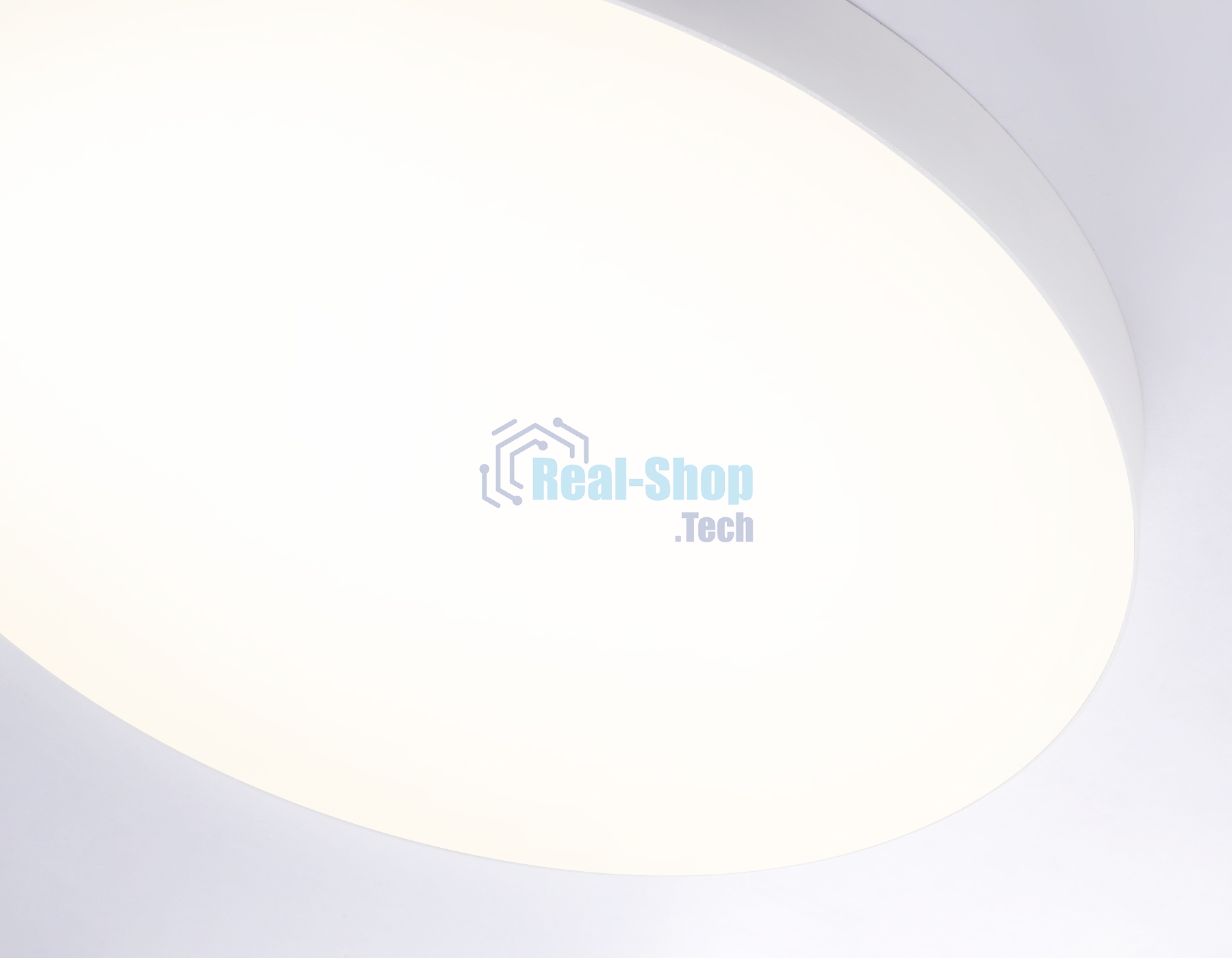 Потолочный светодиодный светильник Ambrella light FV5539 WH белый LED 130W 3000K D800*58 (Без ПДУ)