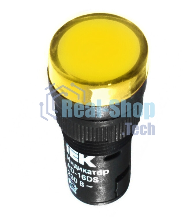 Арматура светосигнальная AD-16DS 24В AC/DC жел. IEK BLS10-ADDS-024-K05-16