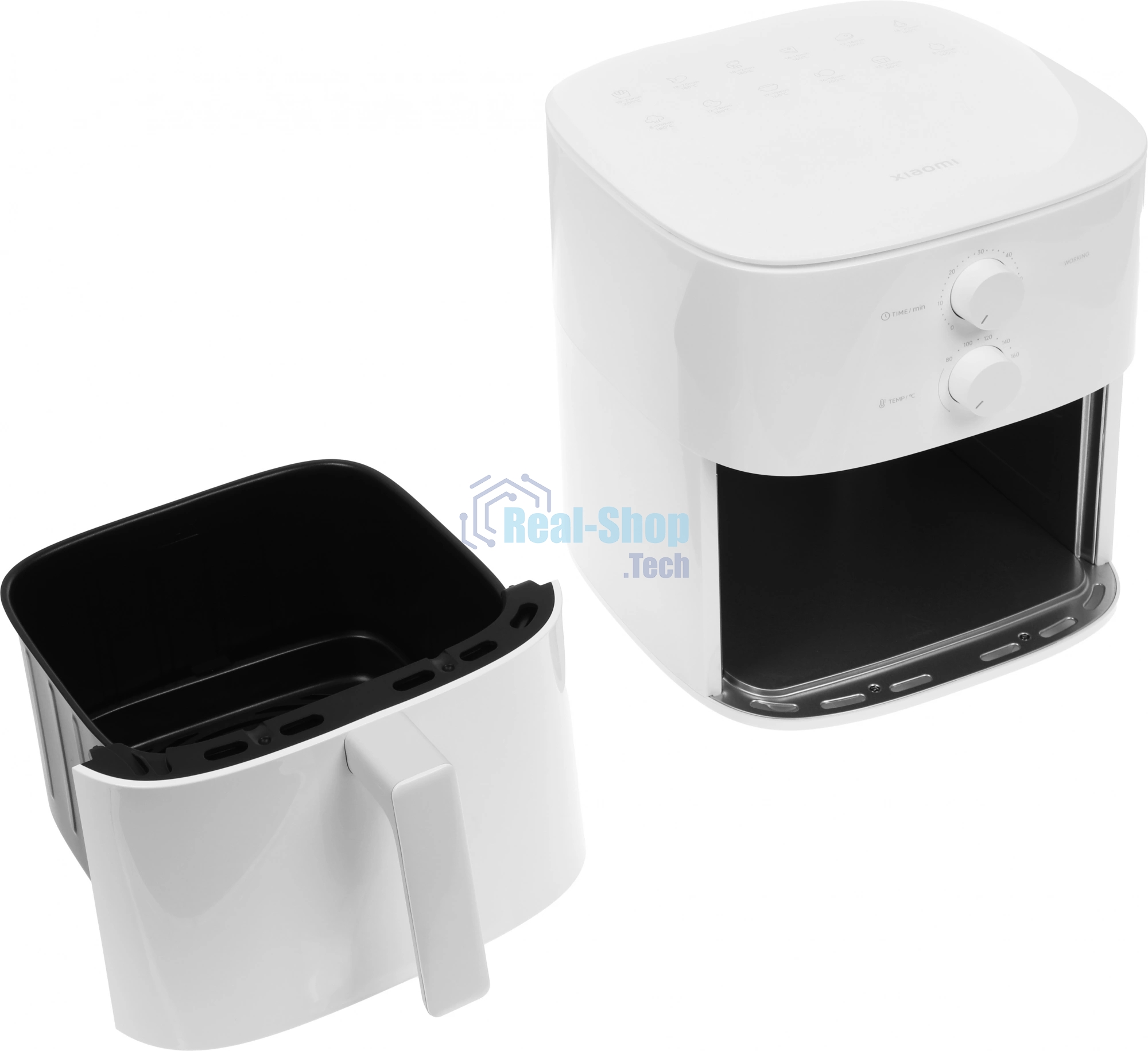 Аэрогриль Xiaomi Air Fryer Essential 6L EU MAF13 белый, 1550 Вт, 6 л, механическое, 0 программ