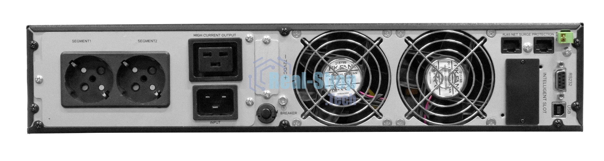 Источник бесперебойного питания Бастион SKAT-UPS 3000 RACK / 3000 ВА / 2700 Вт / 2 x CEE 7 (евророзетка), 1 x IEC 320 С19 / без АКБ