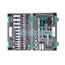 Набор инструментов STELS 14106 1/2'' 1/4'' CrV пластиковый кейс  94 предм.