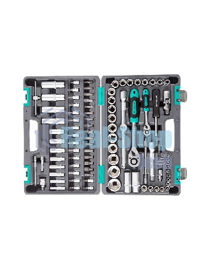 Набор инструментов STELS 14106 1/2'' 1/4'' CrV пластиковый кейс  94 предм.