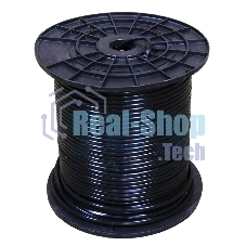 Кабель КВК-П-2 +2x0,50 мм² (Cu/CCA) (96) черный (бухта 200 м) PROconnect