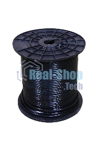 Кабель КВК-П-2 +2x0,50 мм² (Cu/CCA) (96) черный (бухта 200 м) PROconnect