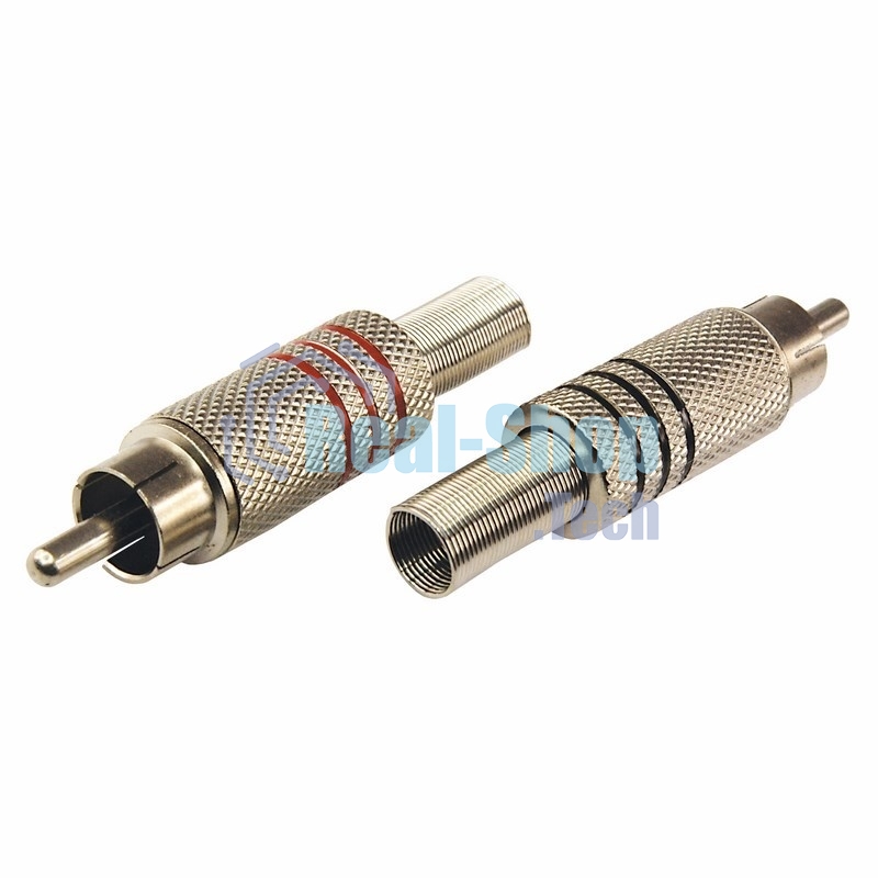 Разъем аудио Rexant, RCA под винт, металл 