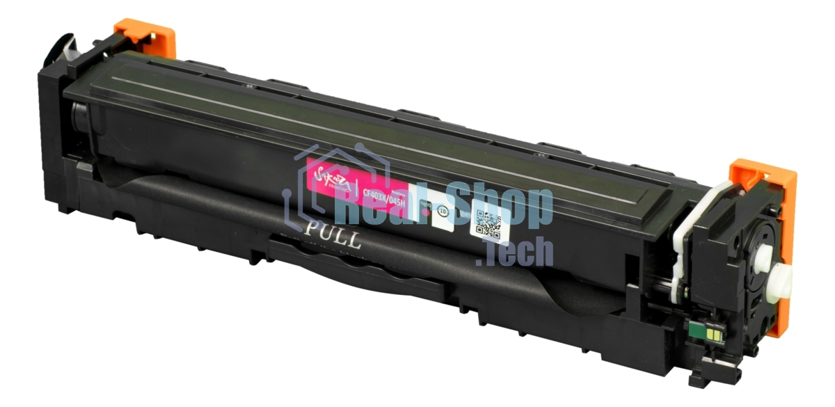 Картридж лазерный Sakura CF403X/045HM для HP Color LaserJet Pro M252n/M252dn/MFP277dw/277n и Canon i-SENSYS LBP-610C, MF-630C, пурпурный 2200 к.