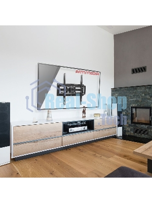 Кронштейн для ТВ ARM MEDIA COBRA-51 черный (max VESA 400x400 мм., настенный, наклонно-поворотный, max 35 кг)