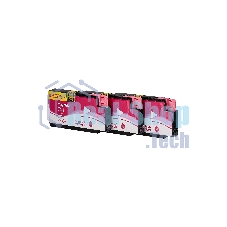 Набор струйных картриджей Sakura CZ135A (№711 Magenta 3-pack) для HP, пурпурный, 26 мл.