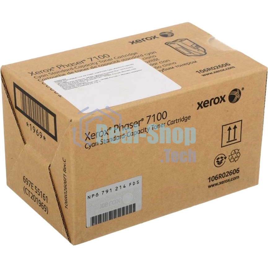 Картридж лазерный Xerox 106R02606 голубой для Phaser 7100 4500 стр.(Channels)