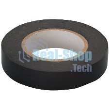Изолента Сибртех ПВХ, 15 мм х 10 м, 130 мкм, черная