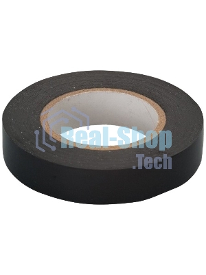 Изолента Сибртех ПВХ, 15 мм х 10 м, 130 мкм, черная