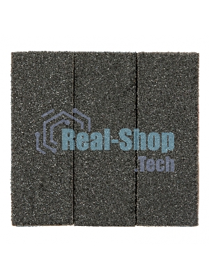 Губка для шлифования Matrix 100 x 70 x 25 мм, мягкая, 3 шт., P 60/80, P 60/100, P 80/120