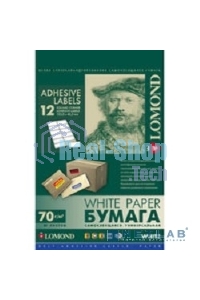 Самоклеящаяся бумага Lomond универсальная для этикеток, A4, 12 делен. (105 x 48 мм), 70 г/м2, 50 листов