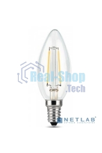 Лампа светодиодная Gauss LED Filament Свеча E14 7W 550lm 2700К 1/10/50