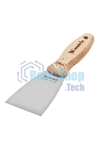 Шпательная лопатка Matrix из нержавеющей стали, 60 мм, буковая рукоятка, EFP