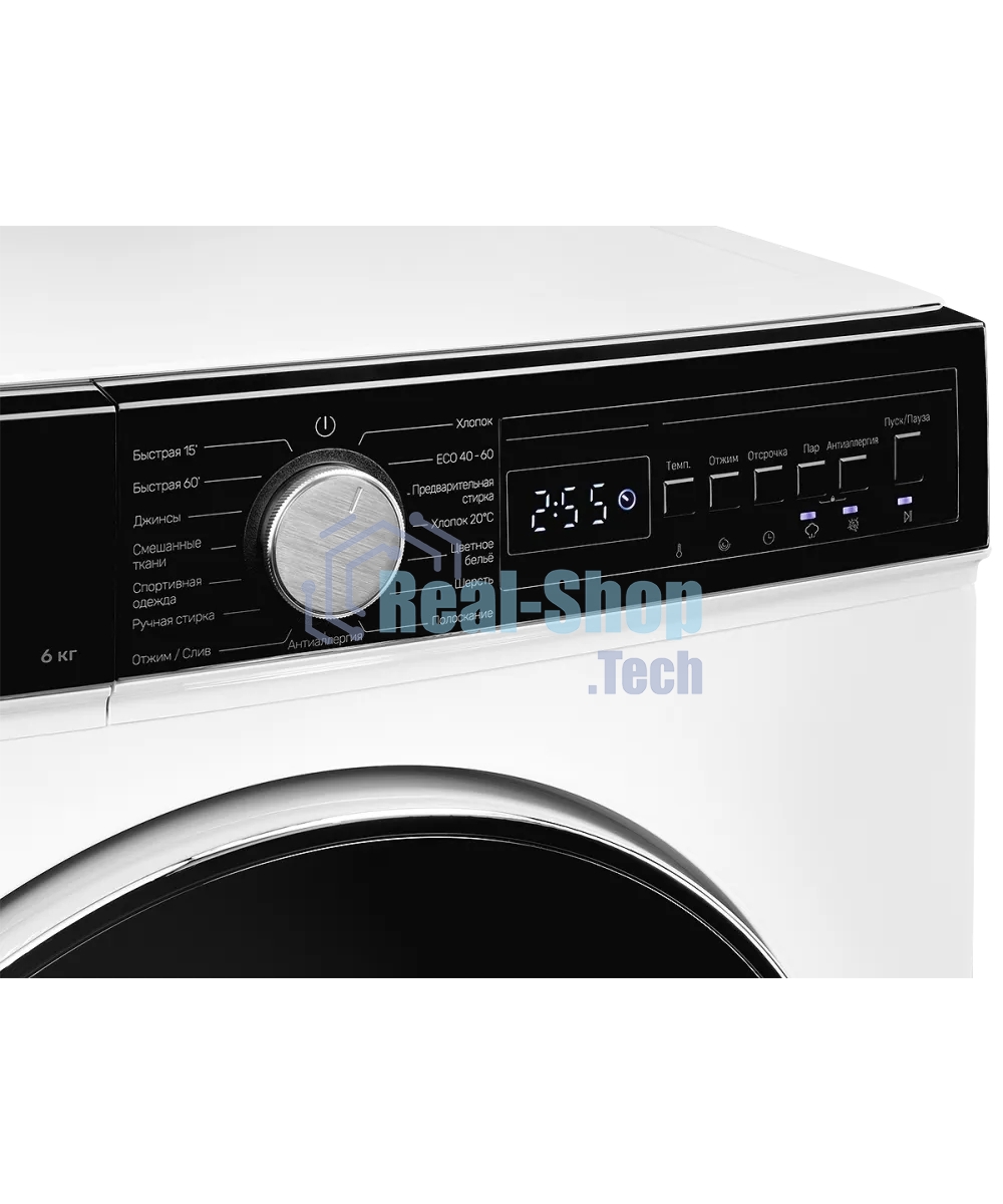 Отдельностоящая стиральная машина Kuppersberg WM 410 W, глубина 45 см, загрузка белья 6 кг, кнопочное управление, Отжим 1200 об.мин, 15 программ, Отложенный старт, Блокировка от детей, Уровень шума при стирке 50 дБ, Уровень шума при отжиме 75 дБ, Барабан 