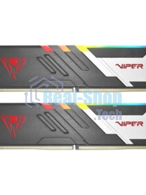 Оперативная память Patriot Viper Venom, DDR5, 32GB (2x16GB), 5600MHz, CL36, DIMM, с радиаторами, RGB, черный