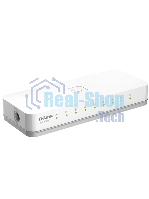 Коммутатор D-Link DES-1008C/F6/E, 8×100 Мбит/с, неуправляемый