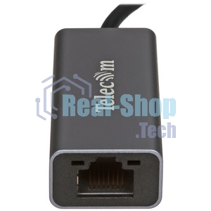 Кабель-переходник USB 3.0 (Am) --> LAN RJ-45 Ethernet 1000 Mbps, Aluminum Shell,Telecom TU312M