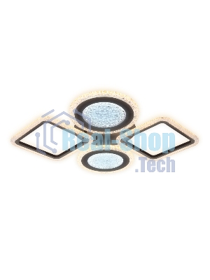Потолочный светодиодный светильник FA431/4 CF кофе 108W 750*580*80 (ПДУ РАДИО 2.4G)