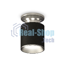 Светильник Ambrella Light XS6302120 SBK/PSL черный песок/серебро полированное MR16 GU5.3 (N6903, C6302, N6104)