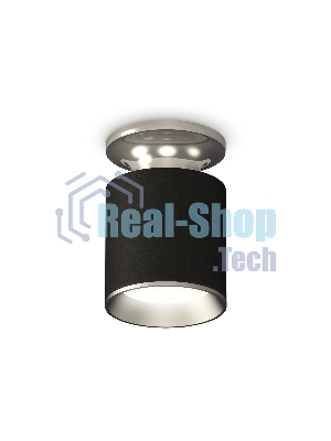 Светильник Ambrella Light XS6302120 SBK/PSL черный песок/серебро полированное MR16 GU5.3 (N6903, C6302, N6104)