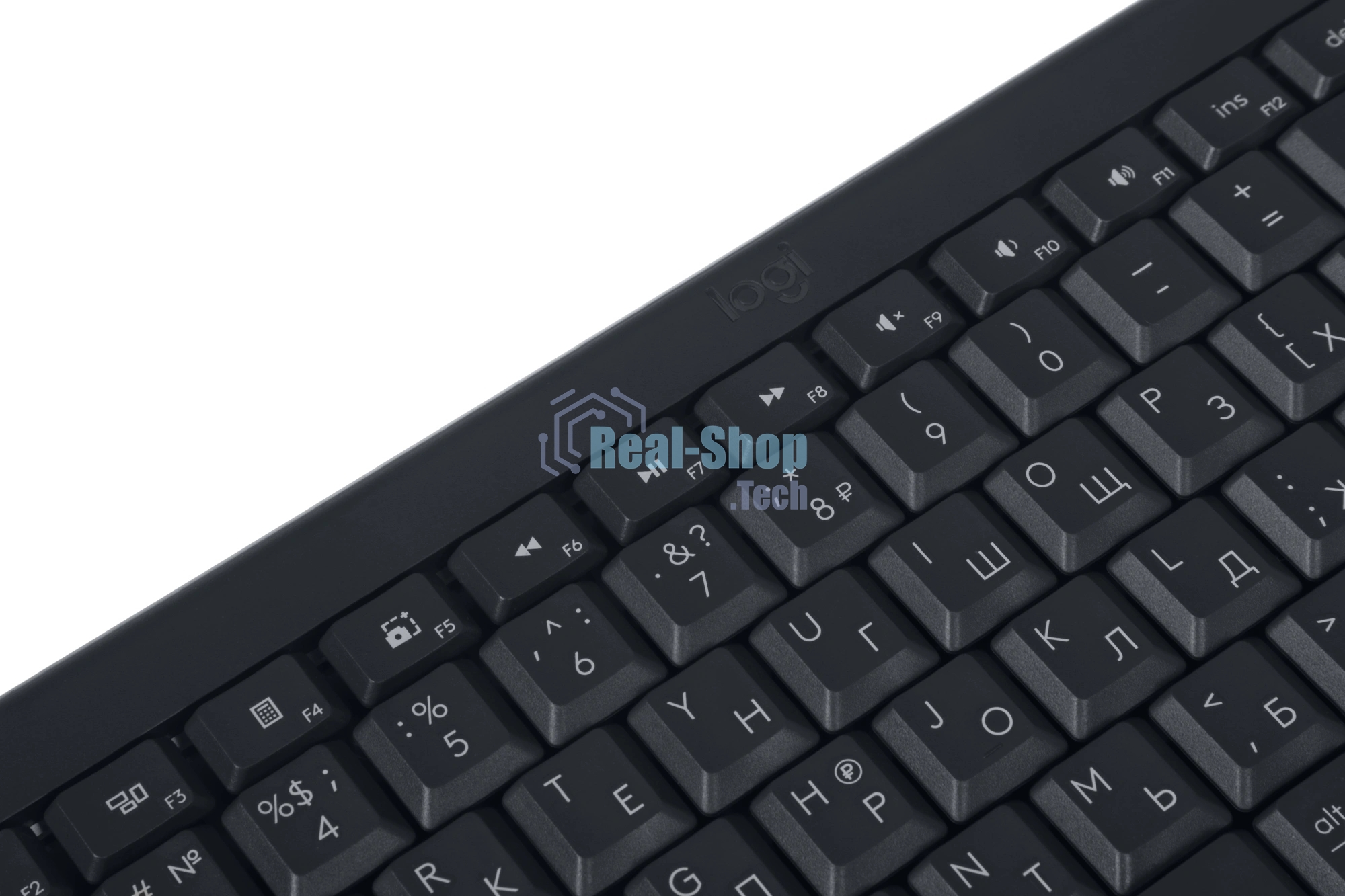 Клавиатура Logitech K250 беспроводная, Bluetooth, серый