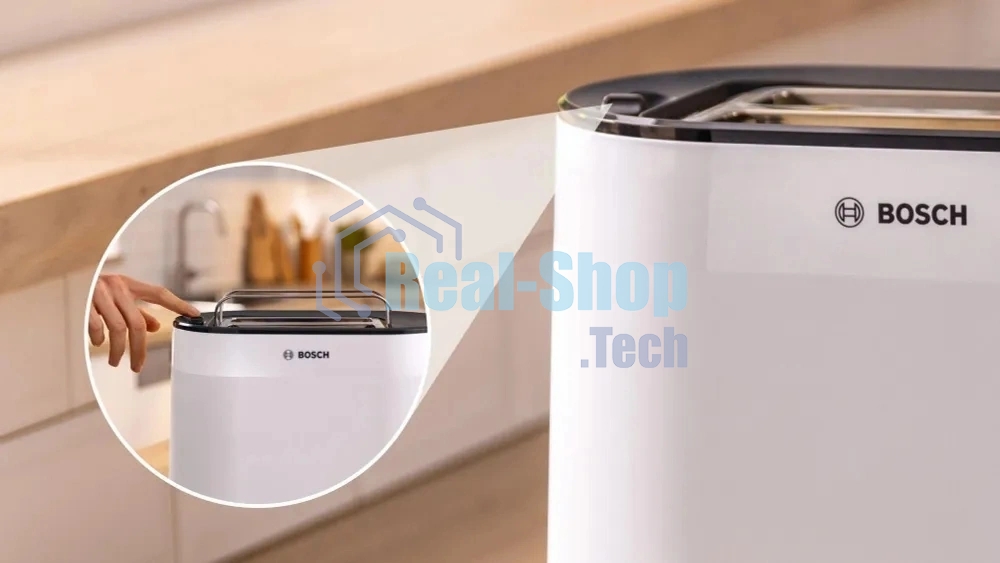 Тостер Bosch TAT2M121 белый, 950 Вт, 2 слота