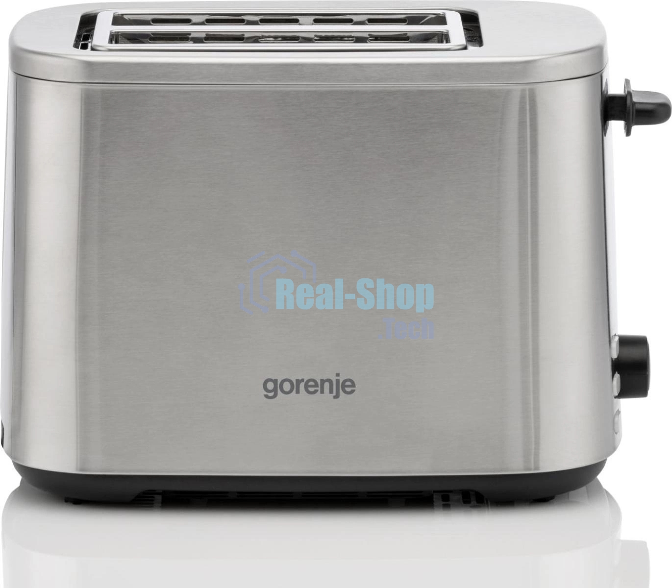 Тостер Gorenje T800DS нержавеющая сталь, 800 Вт, 2 слота