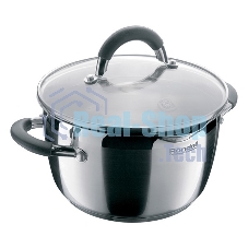 Кастрюля RONDELL RDS-025 Flaммe 5,7л RONDELL Кастрюля RDS-025 с/кр 24 см 5.7 л Flaммe. Диаметр 24см. Объем 5.7 л. Высококачественная пищевая сталь 18/10. Толщина стенок 0.6 мм. Тройное вштампованное, а затем вплавленное дно 5.0 мм. Комбинированная (зеркальная + матированная) обработка внешней поверхности. Отметки литража на внутренней поверхности посуды. Эргономичные крышка из термостойкого стекла со специальным ободком для удобного слива жидкости (2 диаметра отверстий). Ненагревающиеся ручки из нержавеющей стали с вставками из силикона. Надежное клепочное крепление. Плавный переход от дна к стенкам. Подарочная упаковка с ручкой. Буклет с рецептами. Подходит для всех видов плит и посудомоечной машины.