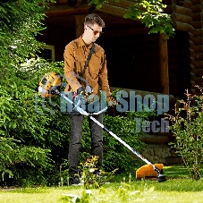 Триммер бензиновый Denzel DTL-43S, 43 см3, разъемная штанга, состоит из 2 частей