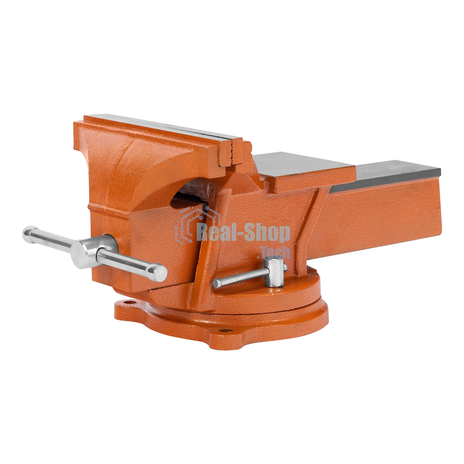 Тиски Sparta слесарные 200мм поворотные с наковальней