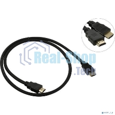Кабель HDMI Exegate EX287729RUS EX-CC-HDMI2-1.0 (19M/19M, v2.0, 1м, 4K UHD, Ethernet, позолоченные контакты)