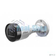 Уличная цилиндрическая IP-видеокамера Dahua DH-IPC-HFW1230S1P-0280B-S6 2Мп, 1/2.8” CMOS, объектив 2.8мм, детектор человка, ИК-подсветка до 30м, IP67, корпус: металл, пластик