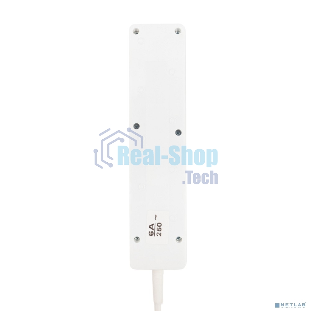 Удлинитель PROconnect 4 гнезда, 3 м, 3х0.75 мм², с/з, белый