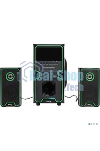 Акустическая система Dialog Progressive AP-222B BLACK - акустические колонки 2.1, 30W+2*10W RMS, Bluetooth, USB/SD reader