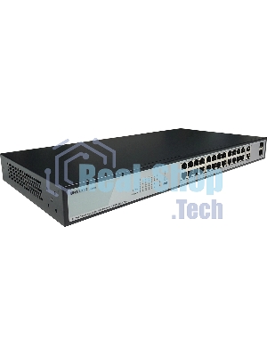 Коммутатор Origo OS2228P/370W OS2228P/370W/B1A (L2) 26x1 Гбит/с 2SFP 24PoE+ 370W неуправляемый